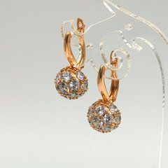 Сережки ХUPING 15236. Позолота 18К. Довжина: 23 мм. Ширина: 10 мм.