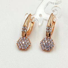 Сережки ХUPING 15201. Позолота 18К. Довжина: 23 мм. Ширина: 9 мм.