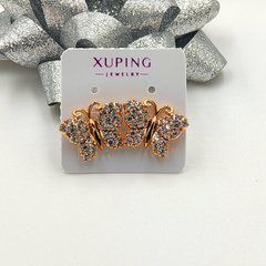 Сережки XUPING 17041. Позолота 18К. Довжина: 14 мм. Ширина 15 мм.