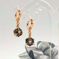 Сережки XUPING 12514. Позолота 18К. Довжина: 26 мм. Ширина 9 мм.