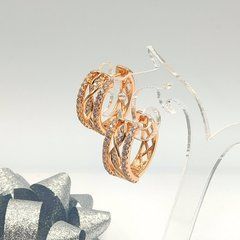 Сережки XUPING 15861. Позолота 18К. Довжина: 18 мм. Ширина 8 мм.