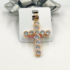 Крестик XUPING позолота-родій 36912